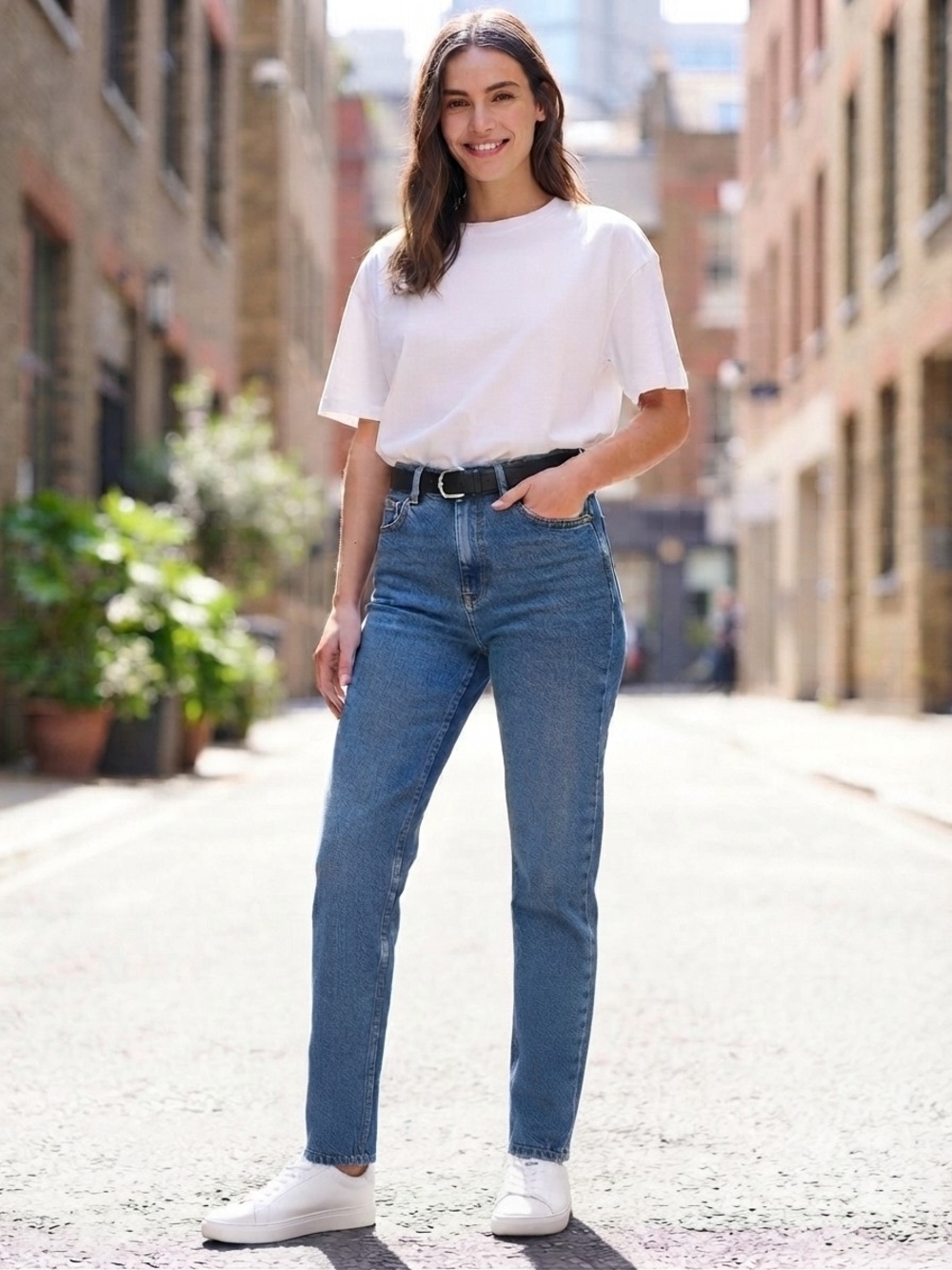 VTG 90s Façonnable French Luxury High Rise Straight Leg Jeans Sz - 10L